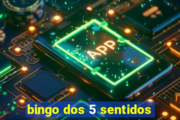 bingo dos 5 sentidos